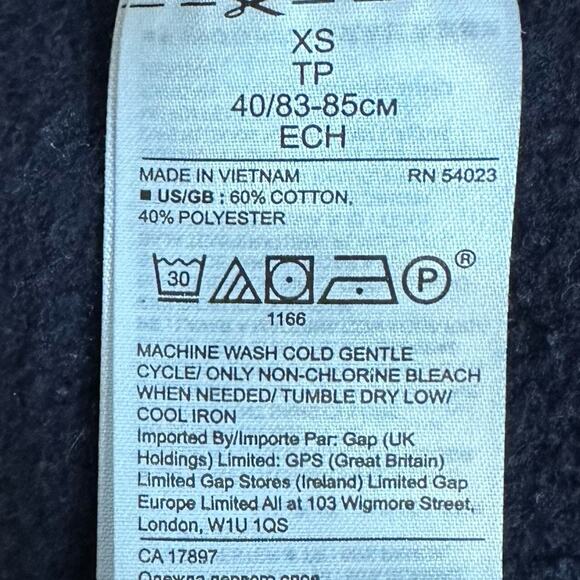 Banana Republic Crewneck Sweatshirt.Red White Blue Preppy Top XS Stripes Coastal - Picture 8 of 12